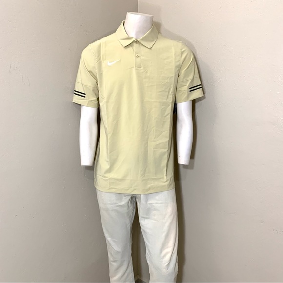 Nike Men’s Golf Yellow Gameday Polo - Picture 2 of 9